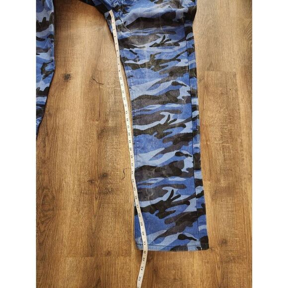 Noiz Y2K Mens camouflage Denim Jeans Multicolor size 34x32* measured - Picture 5 of 8